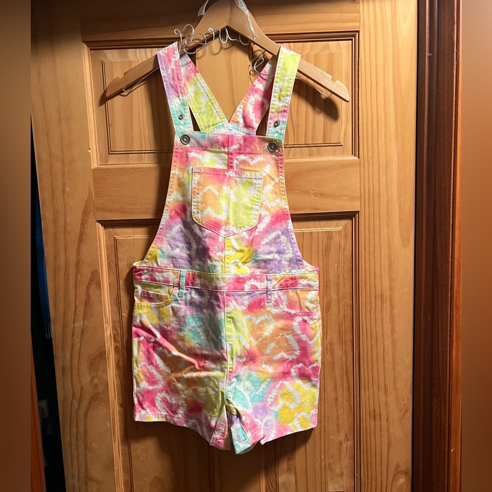 The Children's Place Multicolor Tie-Dye Overalls